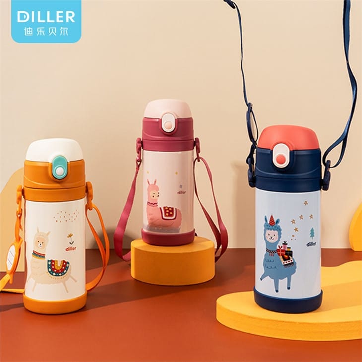 Diller Kids cartoon school thermos