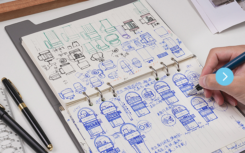 Bottle design sketches