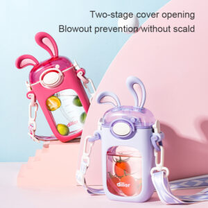 Rabbit Ear Straw Bottle (D2305) product image 1