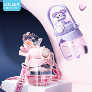 Rabbit Handle Straw Bottle (D2315) product image 1