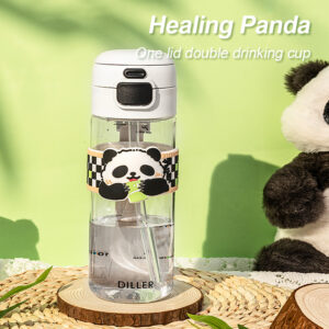 Panda Dual-drink Tritan Bottle (D2426) product image 1
