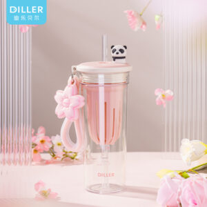 D2431 Straw Tritan Bottle (D2431) product image 1