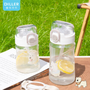 D2434 Straw Tritan Bottle (D2434) product image 1