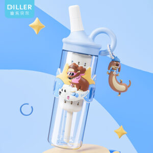D2534 Large Straw Tritan Bottle (D2534) product image 1