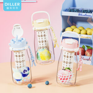 D2622 Character Handle Dual-drink Tritan Bottle (D2622) product image 1