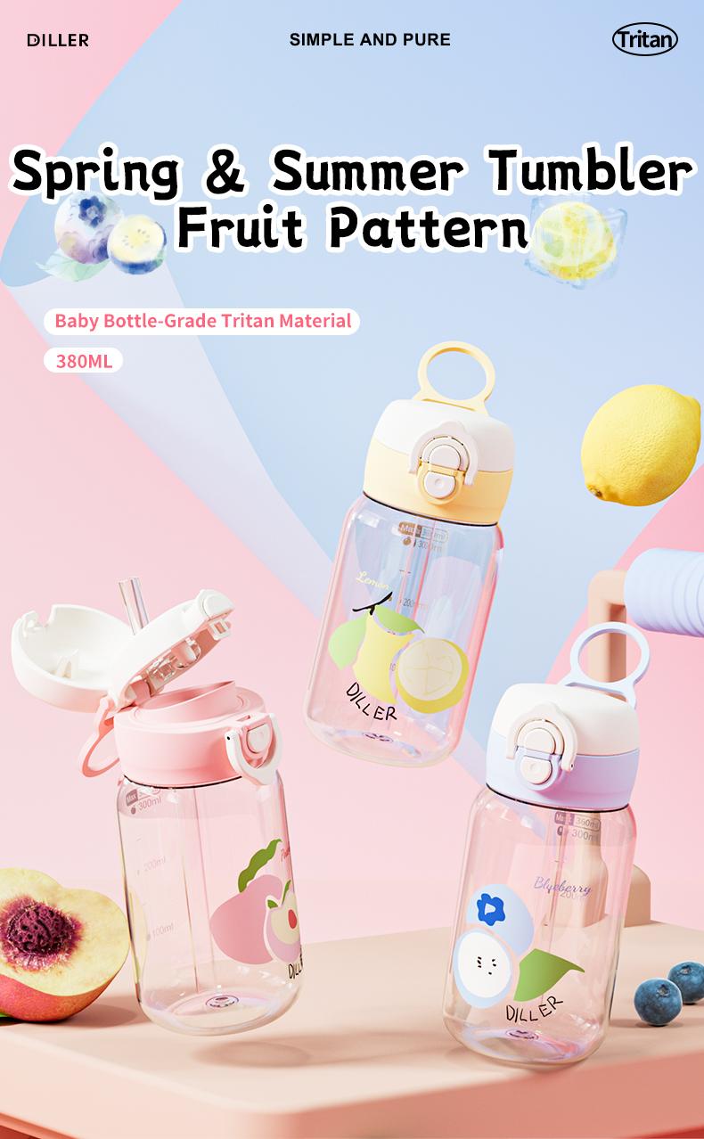 Compact Dual-drink Tritan Bottle Compact Dual-drink Tritan Bottle detail 1
