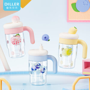 Handle Straw Tritan Tumbler (D2625) product image 1
