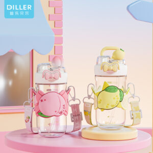 D2626 Character Handle Dual-drink Tritan Bottle (D2626) product image 1
