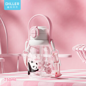D2633 Handle Dual-drink Tritan Bottle (D2633) product image 1