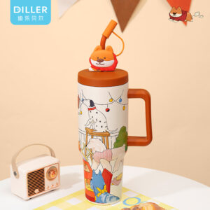 Handle Straw Insulated Tumbler (D9222) product image 1