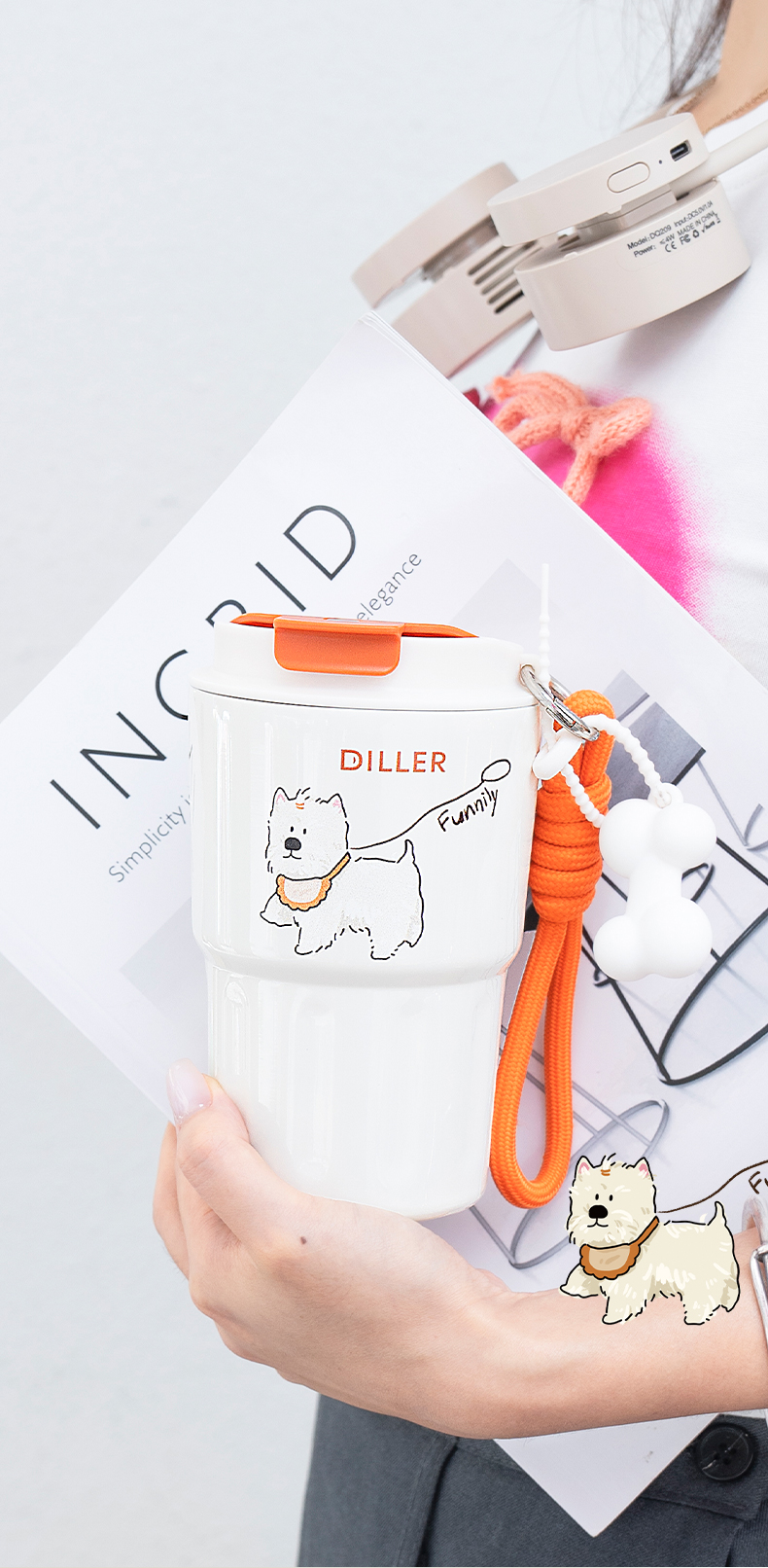 Compact Animal Thermos detail 2