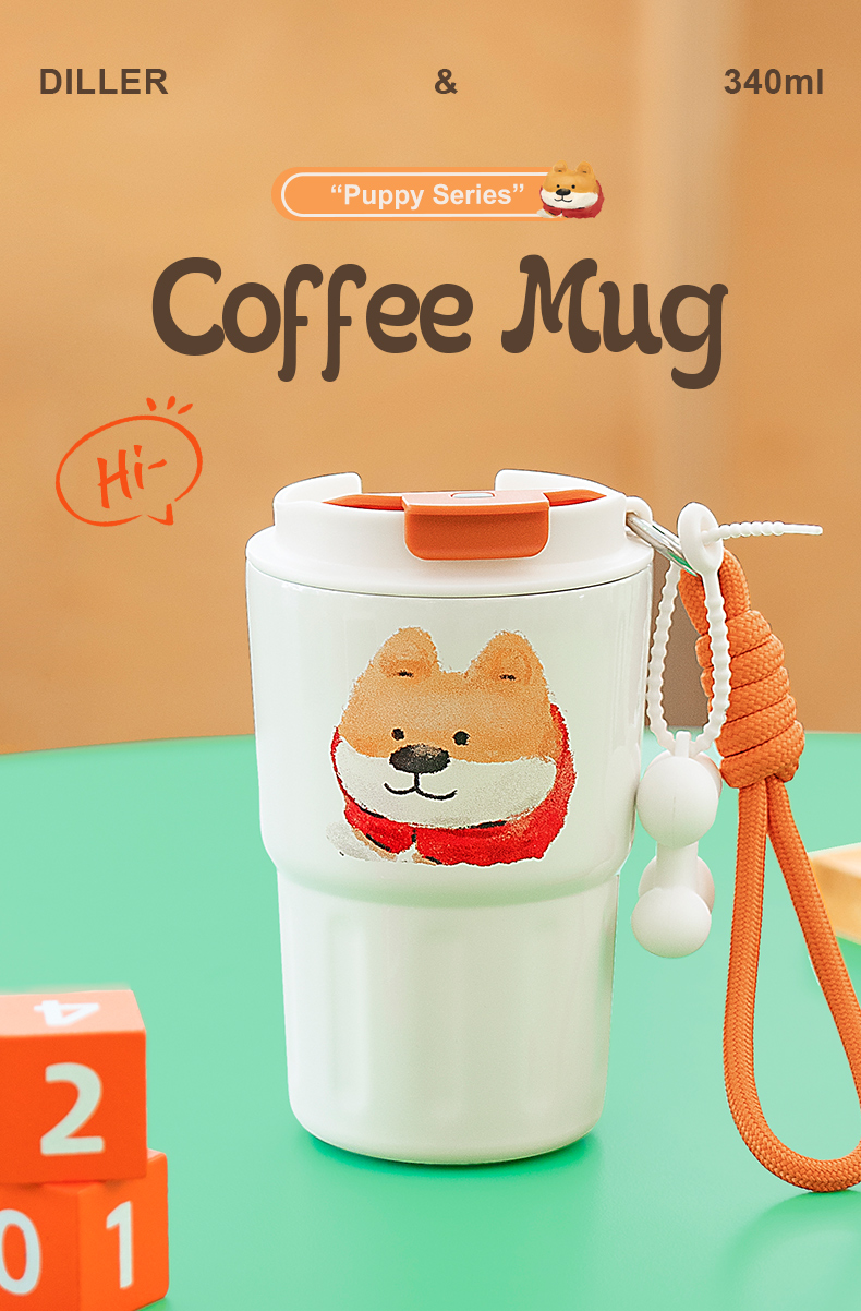 Shiba Mini Thermos detail 1