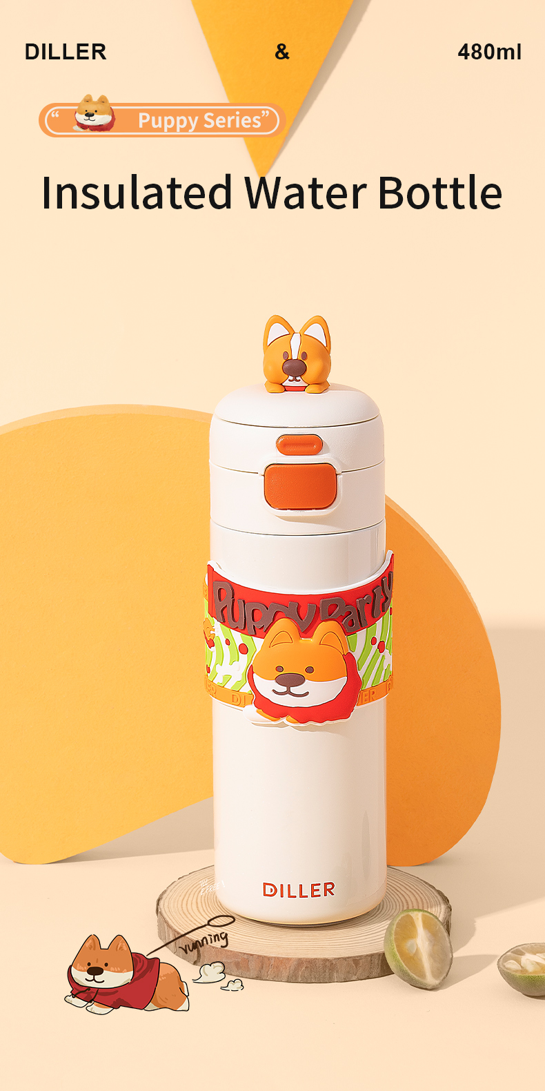 Character Dual-drink Thermos Character Dual-drink Thermos detail 1