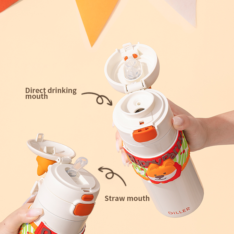 Character Dual-drink Thermos - Image 3 Character Dual-drink Thermos (D9231) product image 3