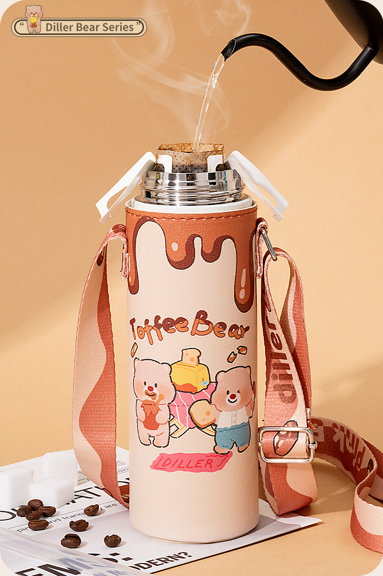 Two-lid Character Thermos detail 2