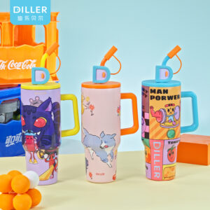D9504 Handle Straw Insulated Tumbler (D9504) product image 1