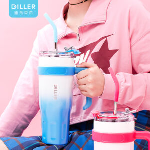 MLH9166 Large Straw Insulated Tumbler (MLH9166) product image 1