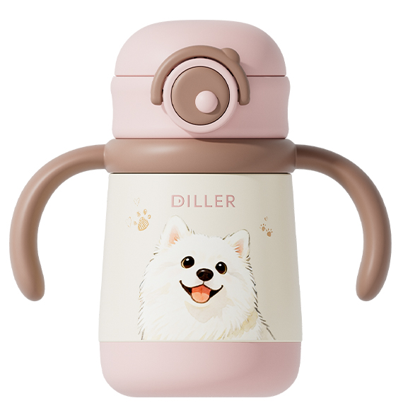 D9617 dual-handle kids straw cup
